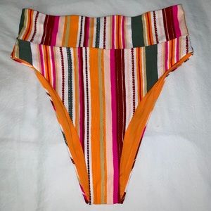 Aerie High Cut Cheeky Bikini Bottoms